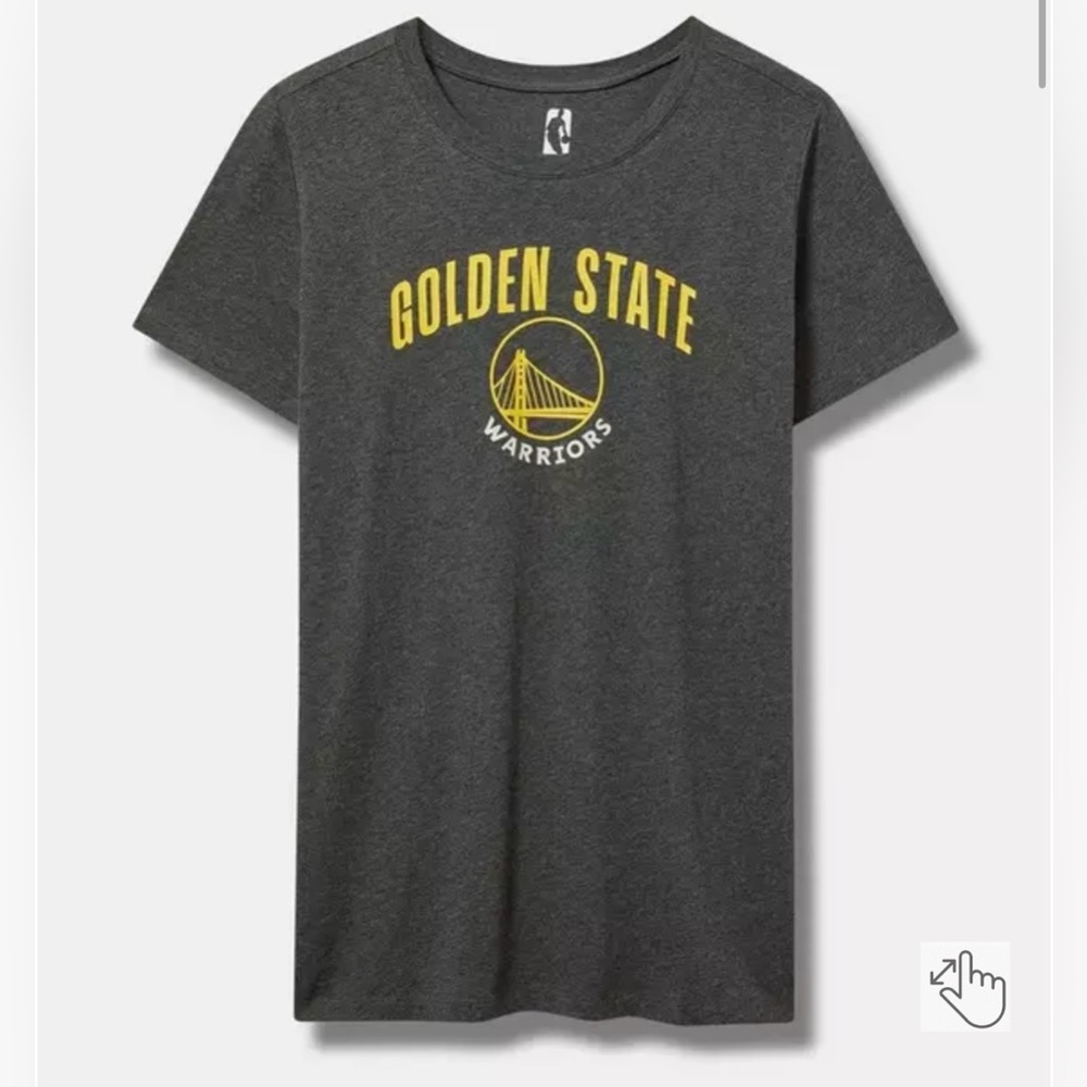 NWT Torrid Golden State Warriors classic fit crewneck T-Shirt size 5X